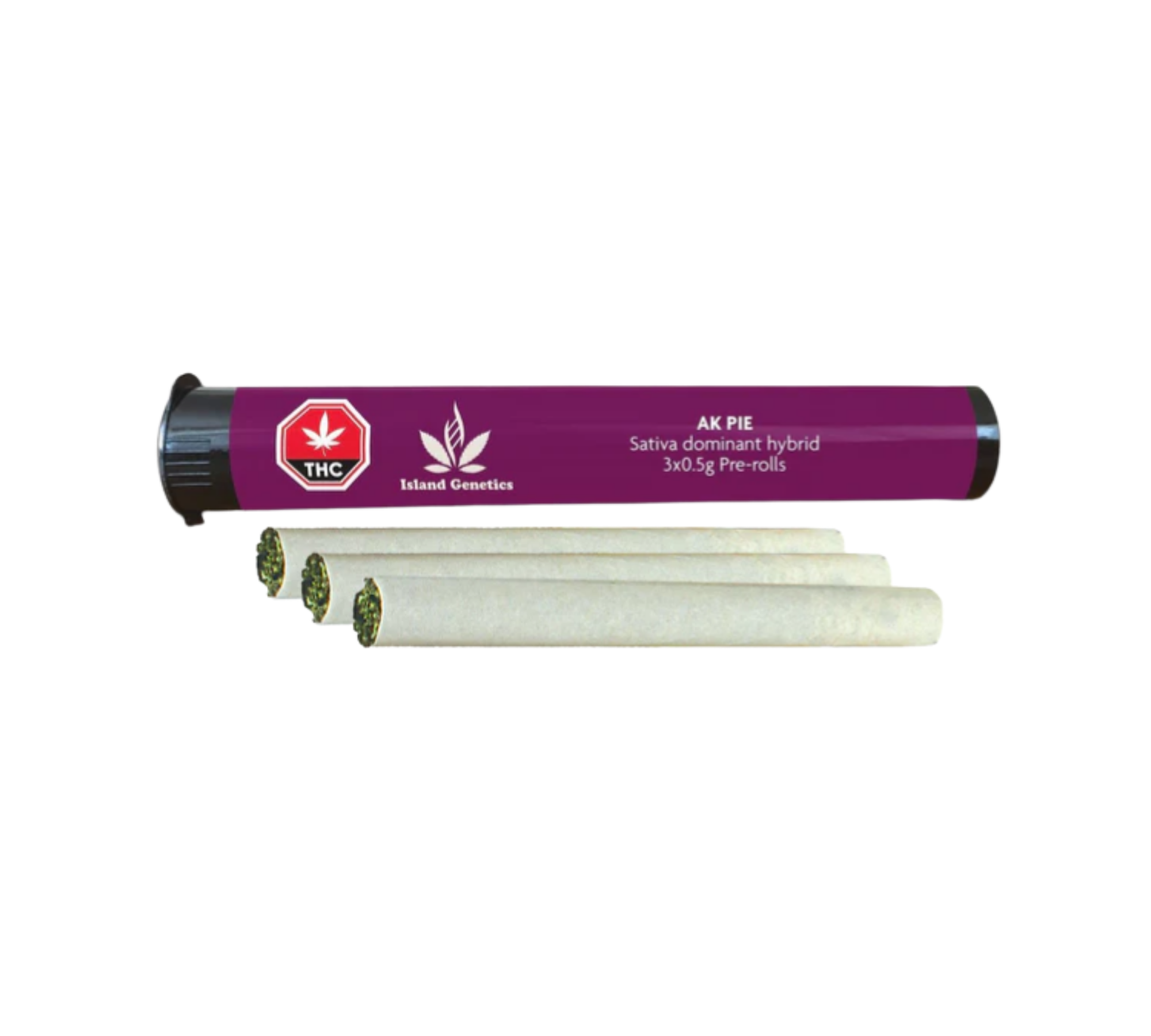 Island Genetics : AK Pie Pre-Rolls (3pk)
