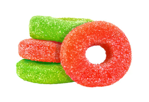 Olli O's : Sour Cherry & Watermelon THC/CBG/THCV Chews (4pk)