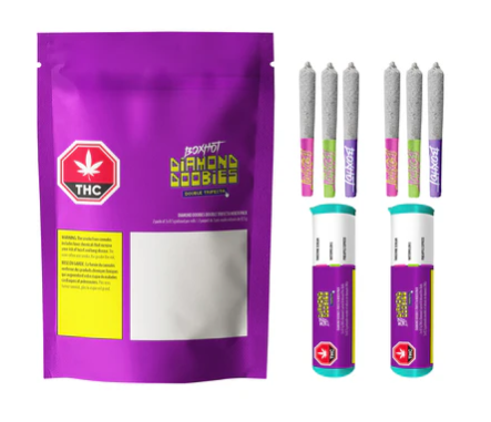 Boxhot Diamond Doobies : Trifecta Multipack Infused Pre-Rolls (6x0.5g)