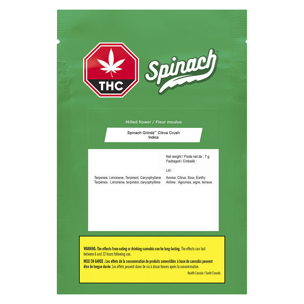 Spinach - Grindz Citrus Crush - 7G