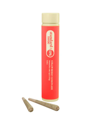 Standard Issue : Strawberry Lemonade Distillate Infused Pre-Rolls (2pk)