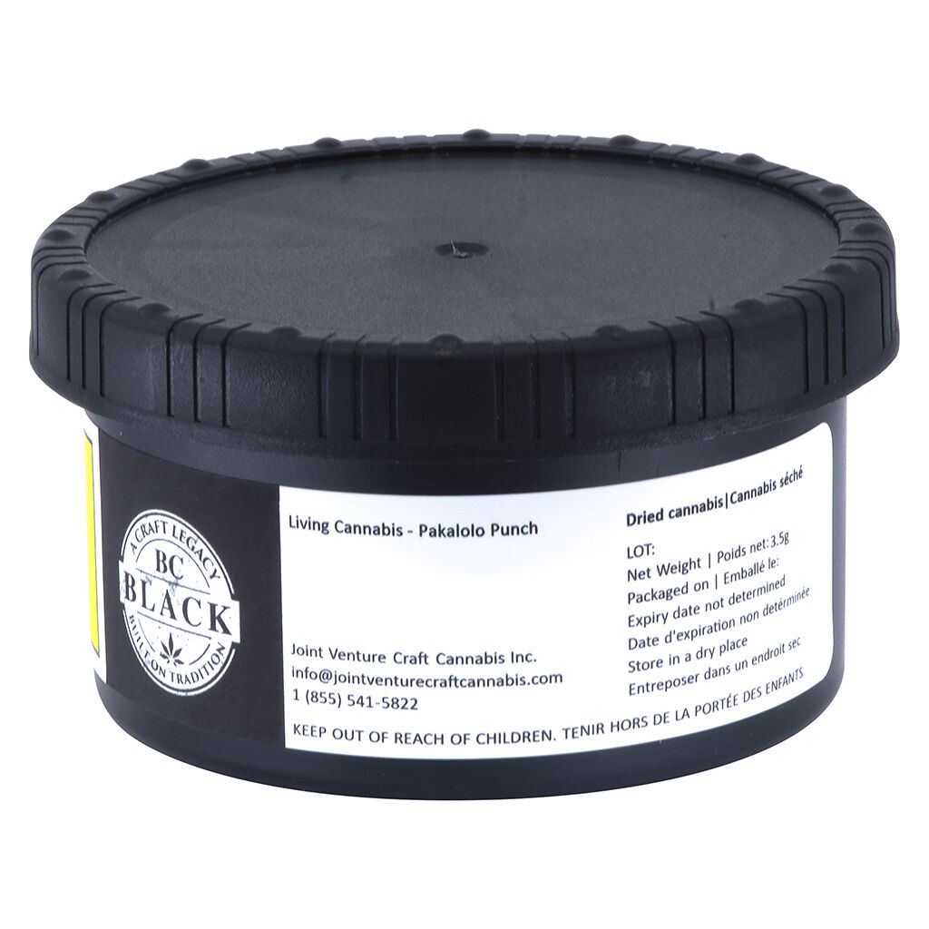 BC Black : LIVING CANNABIS PAKALOLO PUNCH