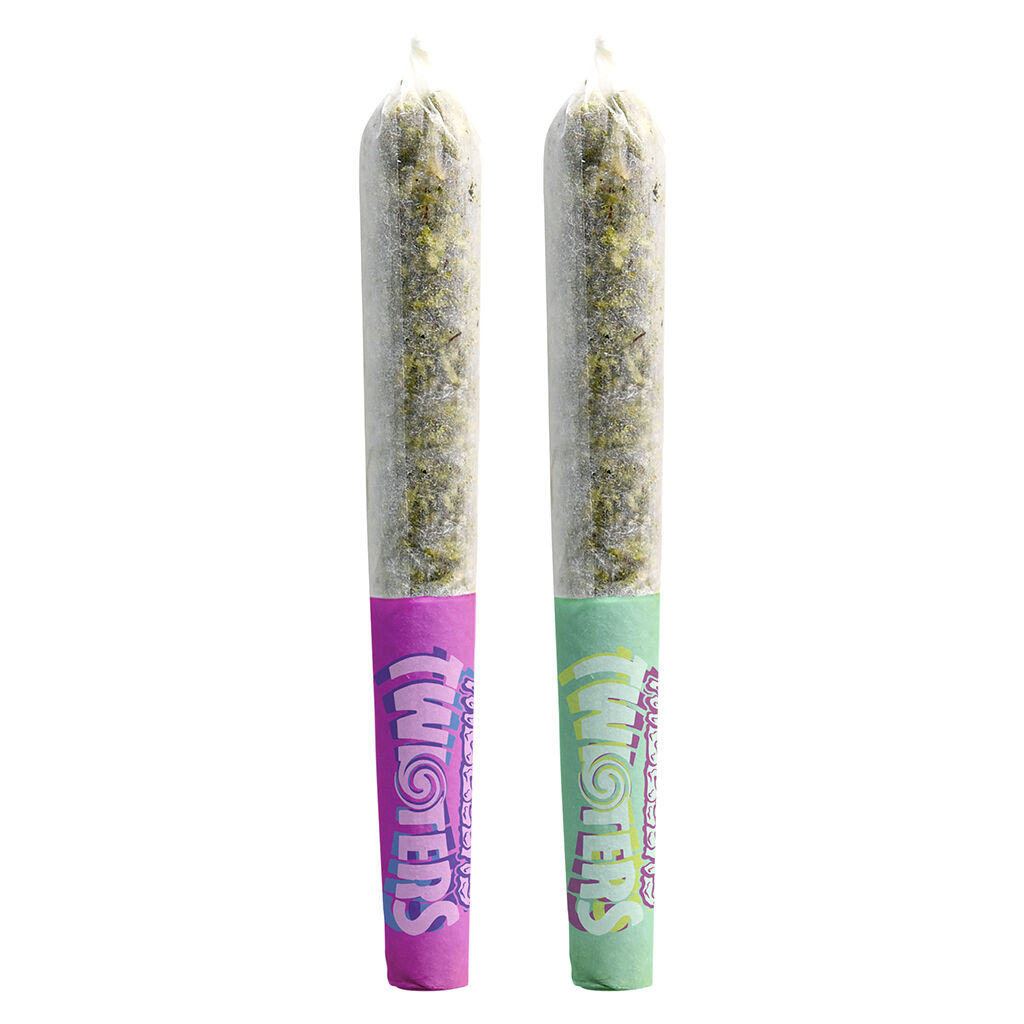 Rizzlers : Twisters-Tropicoco & Watermelon Infused Pre-Rolls (2pk)