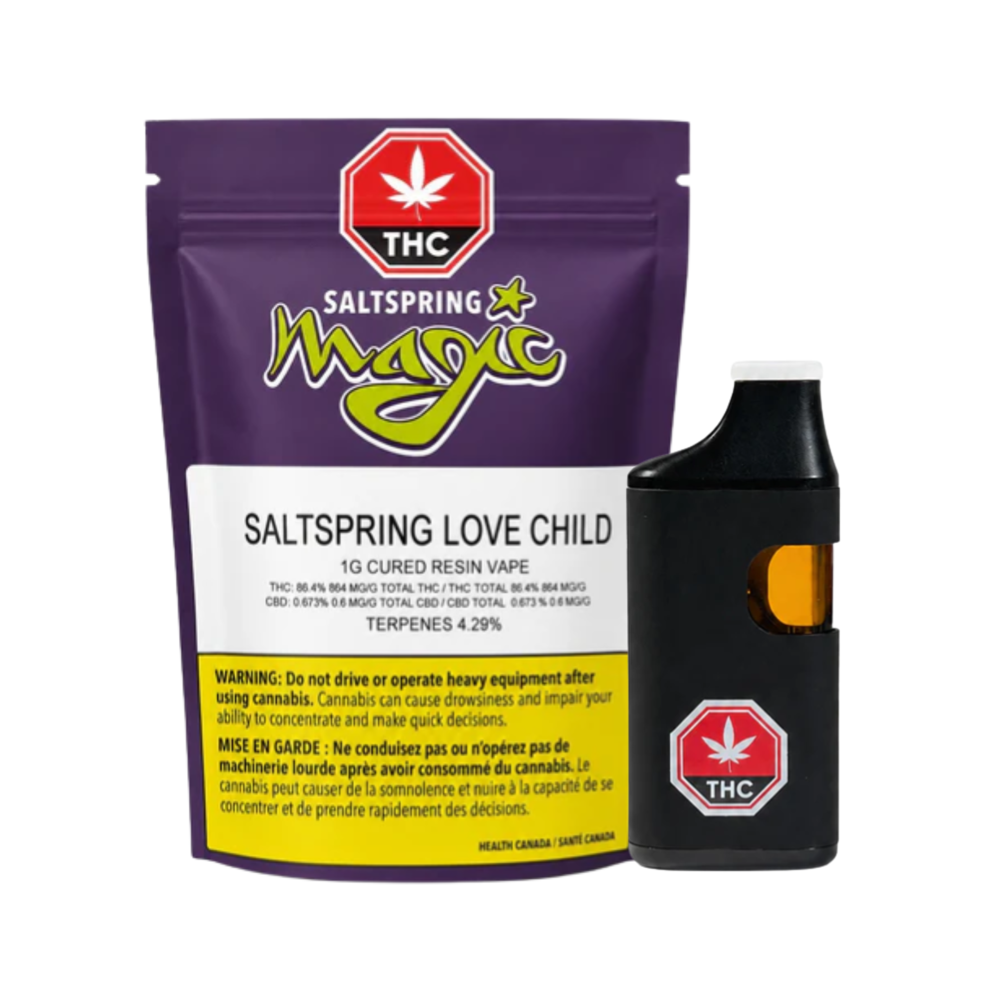 Salt Spring Magic : Saltspring Love Child Cured Resin Blend AIO LTO