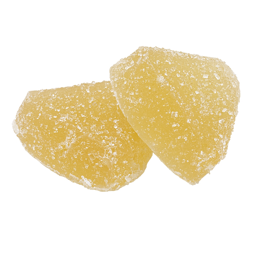 WANA QUICK : PINEAPPLE COCONUT INDICA SOUR GUMMIES (2x5mg)