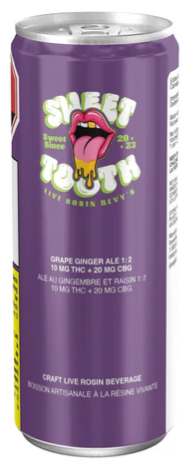 Sweet Tooth : Grape Gingerale Live Rosin THC & CBG