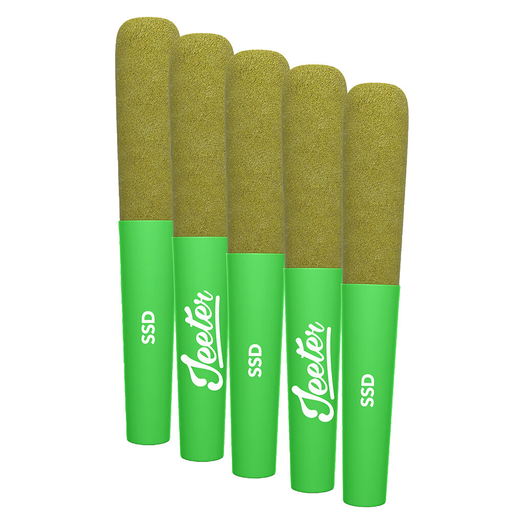 Jeeter : Baby Jeeter Infused Strawberry Sour Diesel Preroll (5x0.5g)