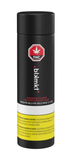 Blkmkt : Rainbow Flurry Solventless Infused Pre-Rolls (2x0.5g)