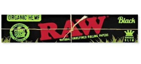 RAW : BLACK ORGANIC KINGSIZE SLIM