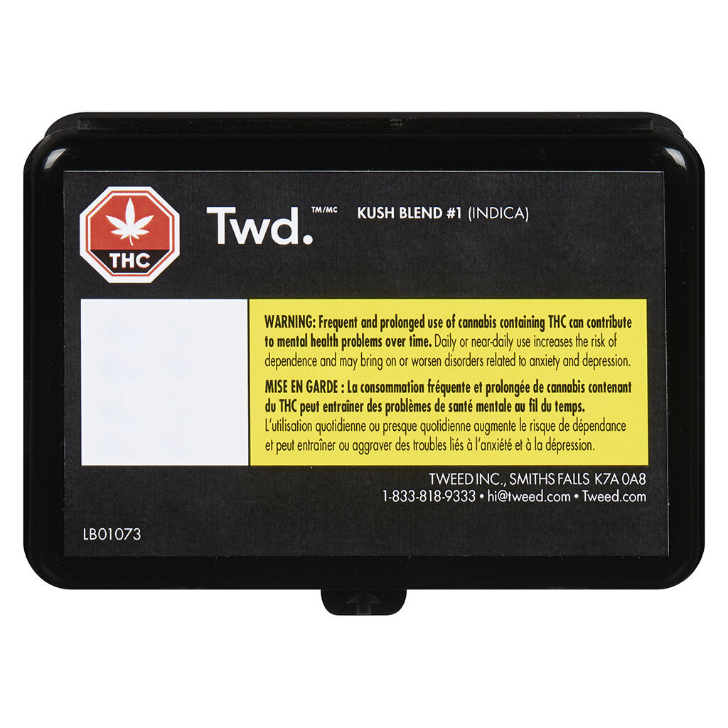 Twd - Kush Blend #1 (Indica) Pre-Rolls -  Indica 7G