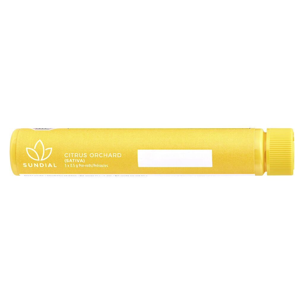 SUNDIAL : CITRUS ORCHARD PRE-ROLLS - CITRUS ORCHARD PRE-ROLLS (3x0.5g)
