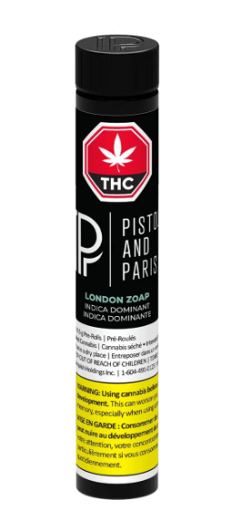 Pistol and Paris : London Zoap Pre-Rolls (3pk)