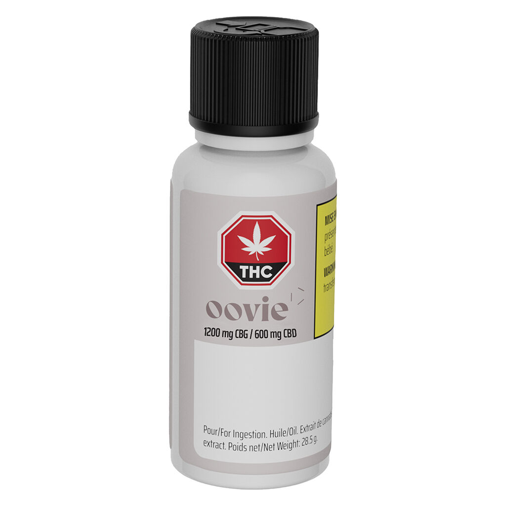 Oovie : 1200 CBG/600 CBD OIL - 1200 CBG/600 CBD OIL (2:1 CBG:CBD)