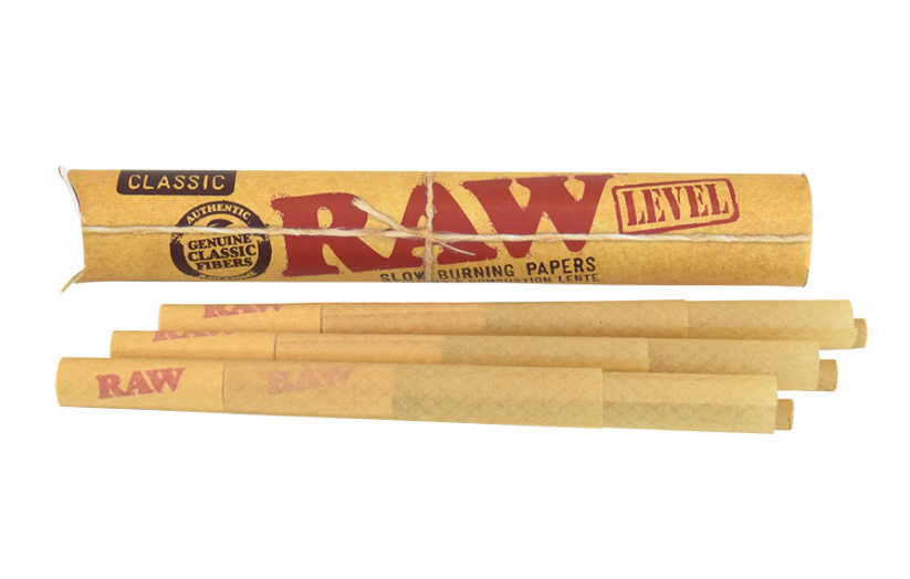 RAW : CLASSIC CONE ROLLING PAPERS - RAW : Classic Level Cones 6pk
