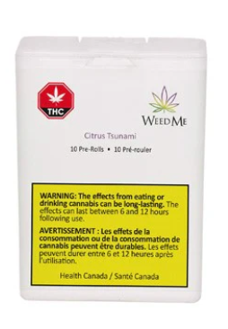 Weed Me : Citrus Tsunami Pre-Rolls (10x0.35g)