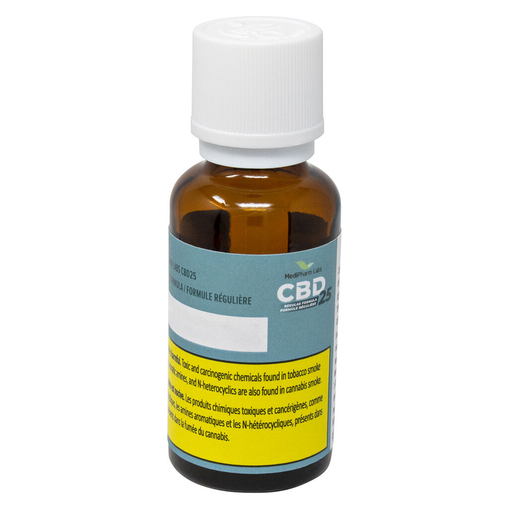 MediPharm Labs : CBD 25 REGULAR FORMULA - CBD 25 REGULAR FORMULA (20mL)
