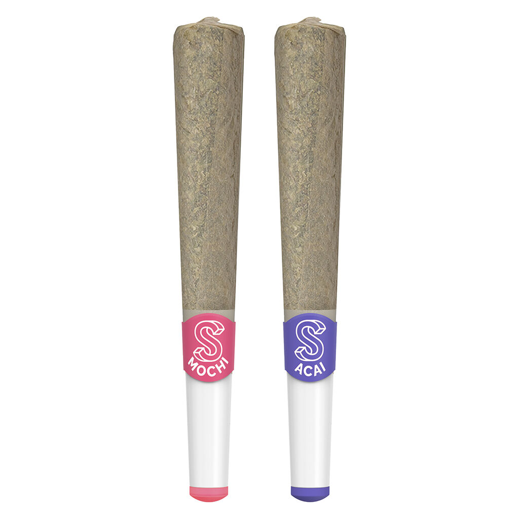 Sherbinskis : CERAMIC TIP MOCHI & ACAI INFUSED PRE-ROLLS - CERAMIC TIP MOCHI & ACAI INFUSED PRE-ROLLS (2x.5g)