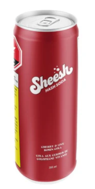 Sheesh Hash Sodas : Cherry D Live Rosin Cola 355ml (10mg)