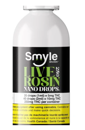 Smyle Brands : Live Rosin Nano Drops 250 (50ml)