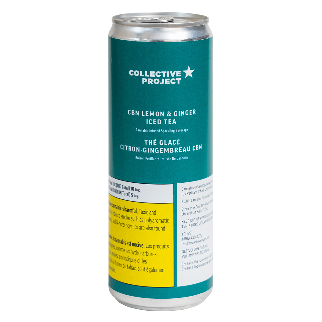 Collective Project : CBN LEMON & GINGER ICED TEA - CBN LEMON & GINGER ICED TEA (10mg THC)