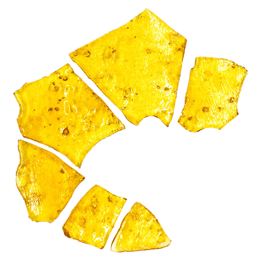 ORGANNIGRAM X WILDCARD EXTRACTS : PLATINUM GRAPES SHATTER - PLATINUM GRAPES SHATTER (1G)