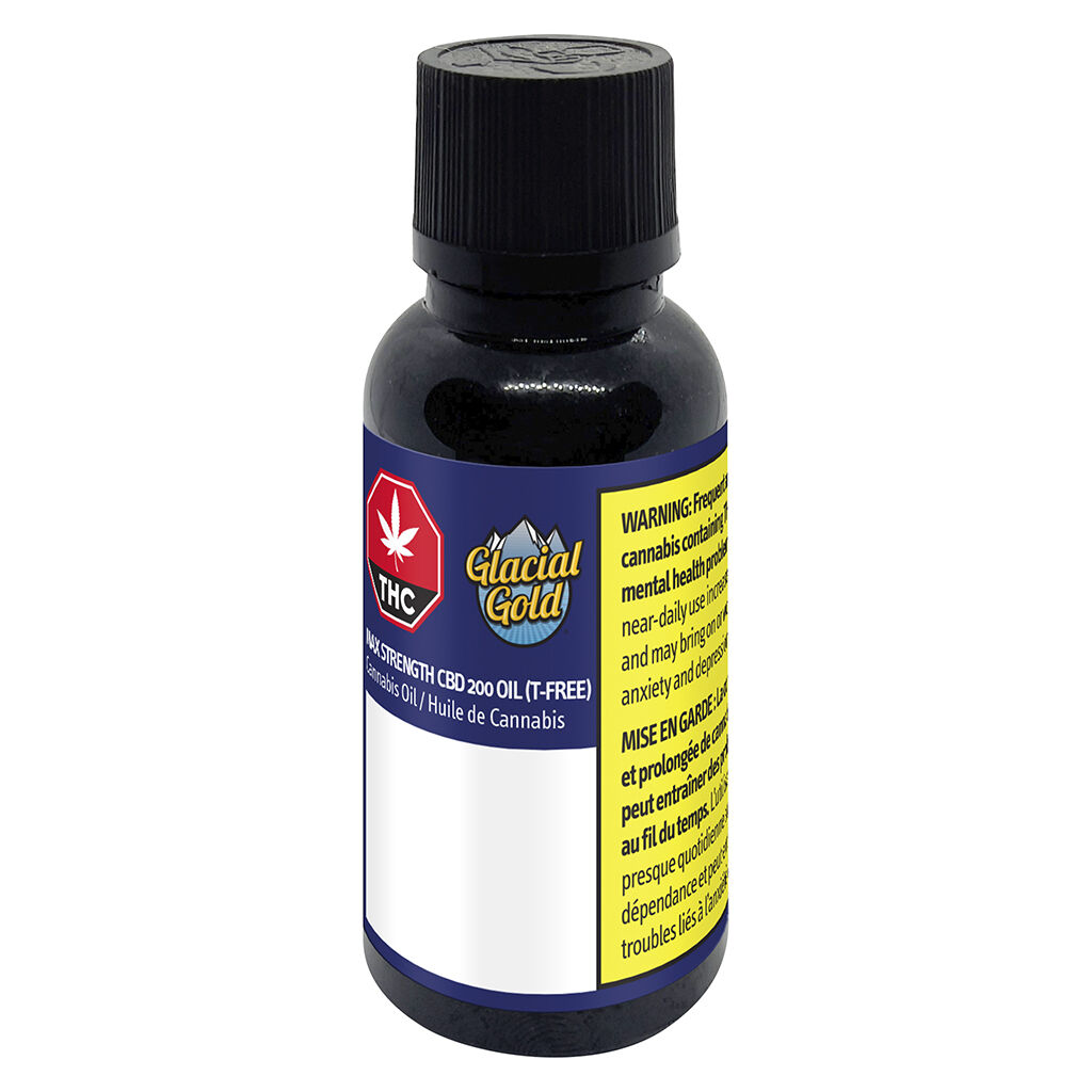 Glacial Gold : Max Strength Cbd 200 Drops (30x200mgCBD)