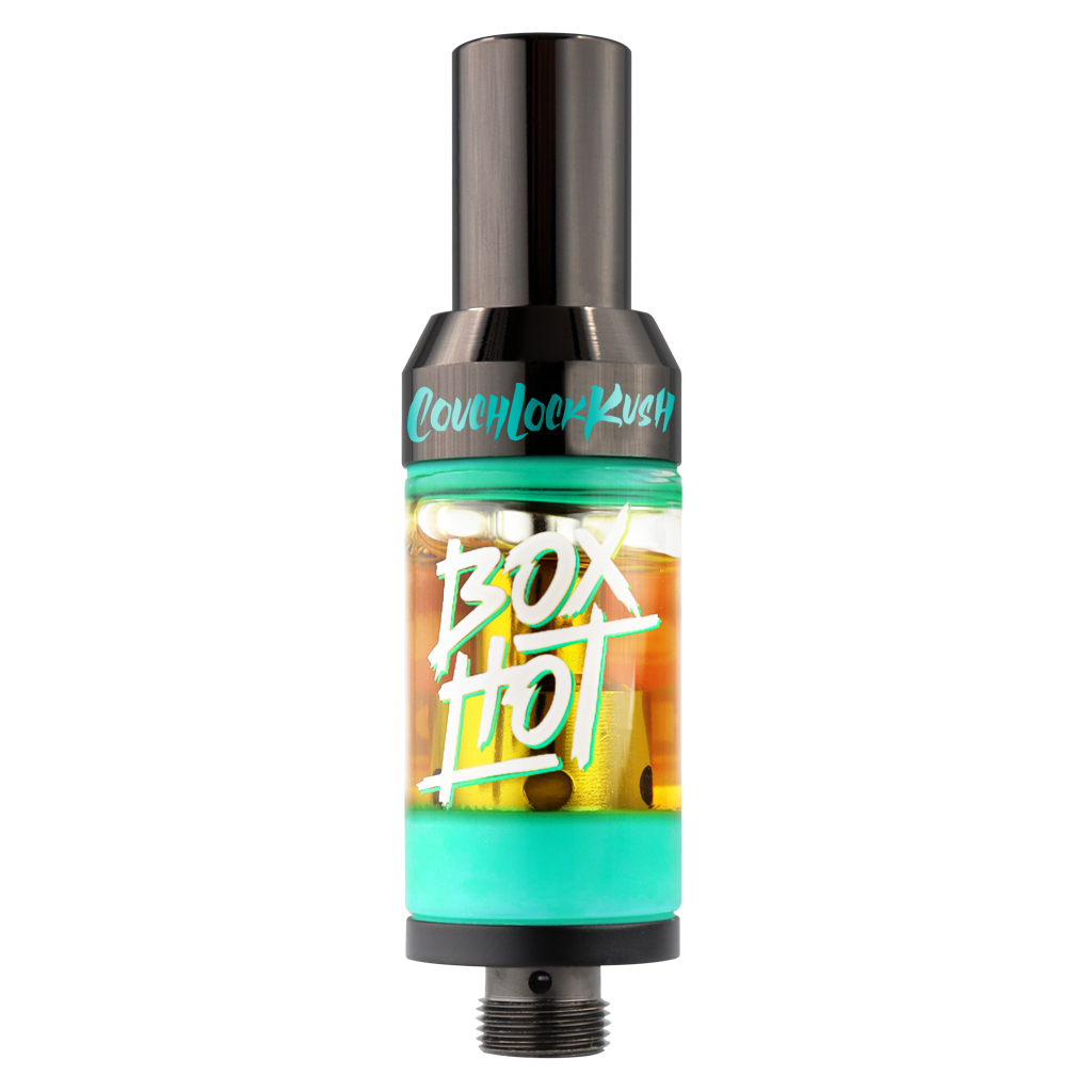 BOXHOT 1000 : COUCH LOCK KUSH PREFILLED VAPE CART (1.2g)