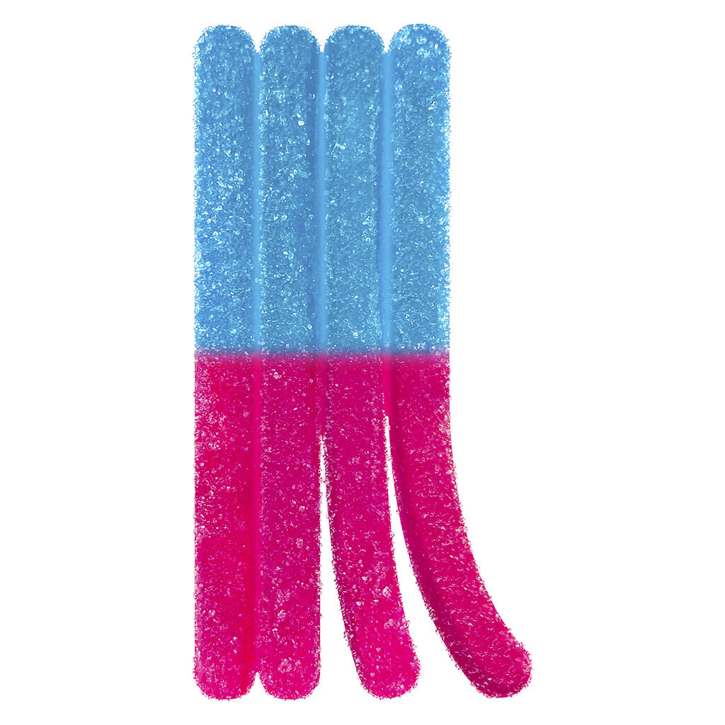 Olli Stikistix : Sour Razzy Pink Lemonade CBG:THC Chews (4pk)