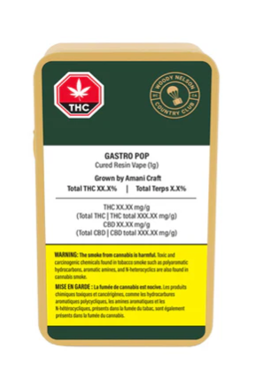 Woody Nelson : Country Club Vape (Gastro Pop) - Woody Nelson : Country Club Vape Gastro Pop (1g)