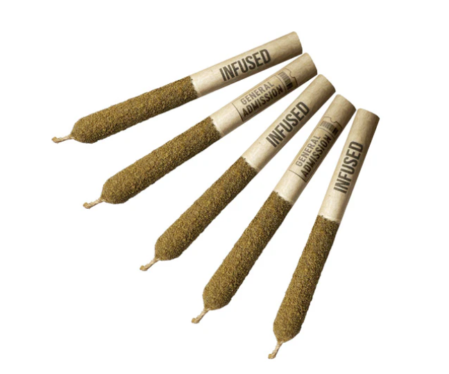 General Admission : Tiger Blood Distillate Infused Pre-Rolls (5pk)