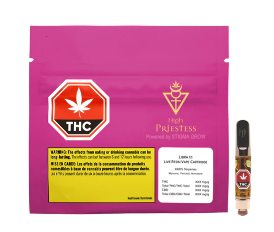High Priestess : LIBRA 1:1 LIVE RESIN VAPE (1g)