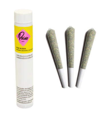 Primo : BC Sungrown Pink Bubba Pre-Rolls (3x0.5g)