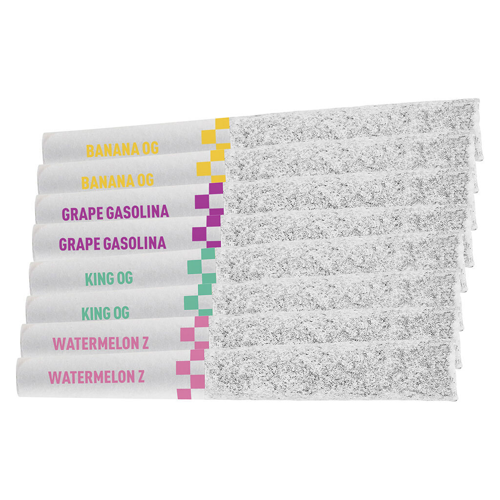 Claybourne : Frosted Flyers Drag Pack Infused Pre-Rolls (8pk)