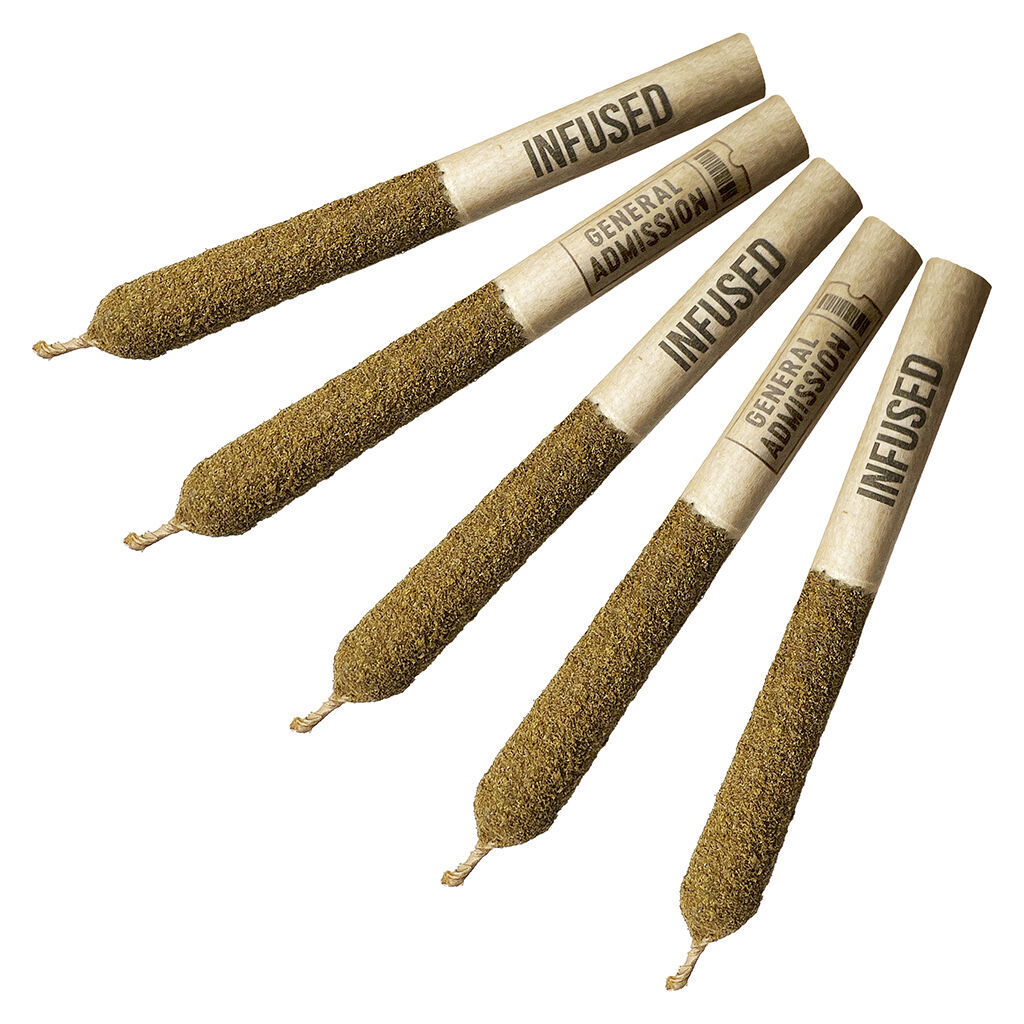 General Admission : Glitter Bomb Distillate Infused Pre-Rolls (5x0.5g)