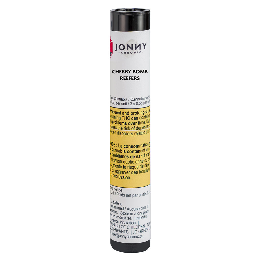 Jonny Chronic : Cherry Bomb Pre-Rolls (3pk)