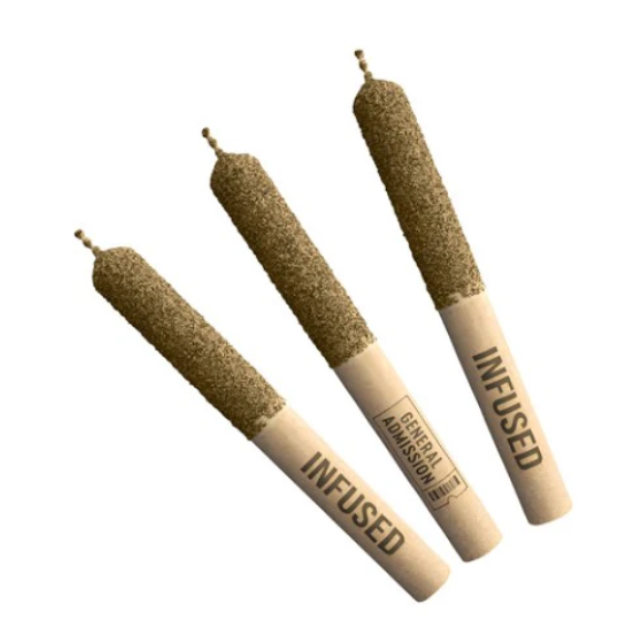 General Admission : Atomic Apple Diamond Infused Pre-Rolls (3X0.5g) - General Admission : Atomic Apple Diamond Infused Pre-Rolls (3x0.5g)