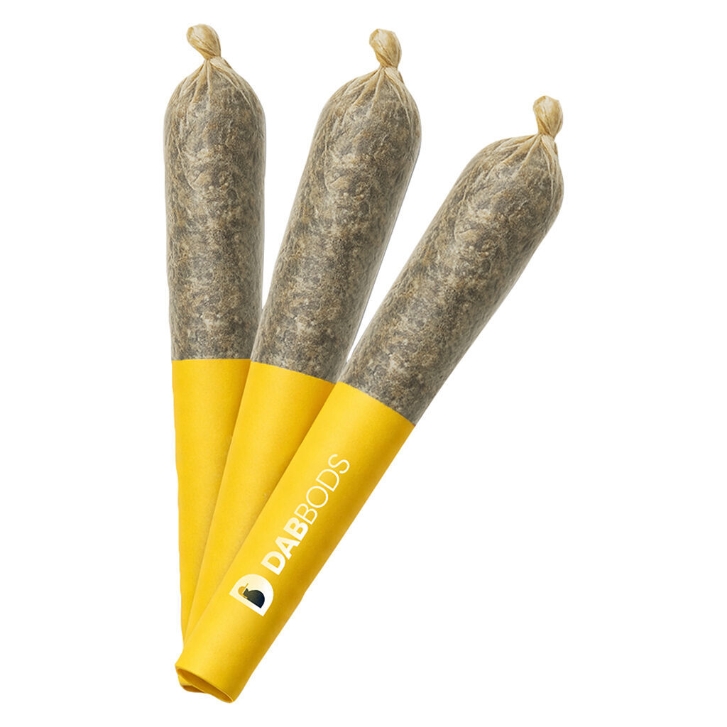 Dab Bods - Lemonberry 60'S+ Dbl Infused Pre-Rolls - 1.5G