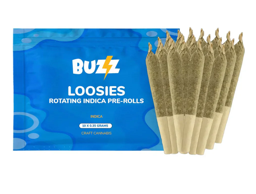 Buzz : Loosies Rotating Indica Pre-Rolls (28x.5g)