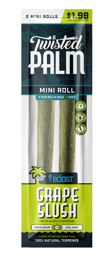 Twisted Palm : Mini Palm Leaf Rolls - Mini Palm Leaf Rolls (GRAPE SLUSH)