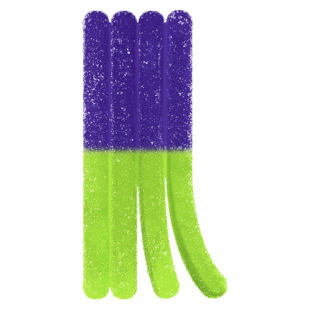 Stikistix : 3:1 Sour Berry Dreamy Limeade CBN/THC Chews (4pk)