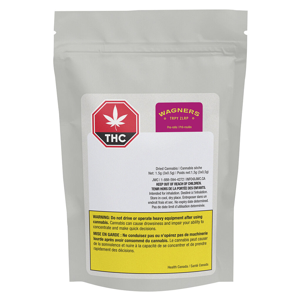 Wagners - Trpy Zlrp Pre-Rolls -  Indica 1.5G