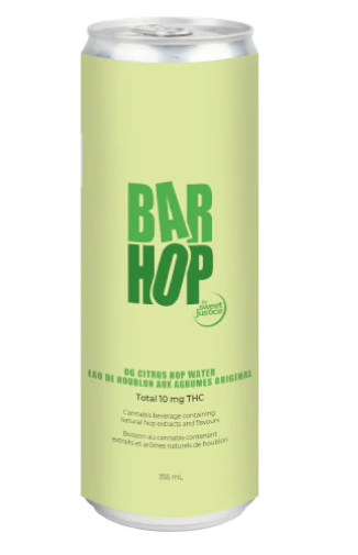 Barhop By Sweet Justice: OG Citrus Hop Water (355mL)