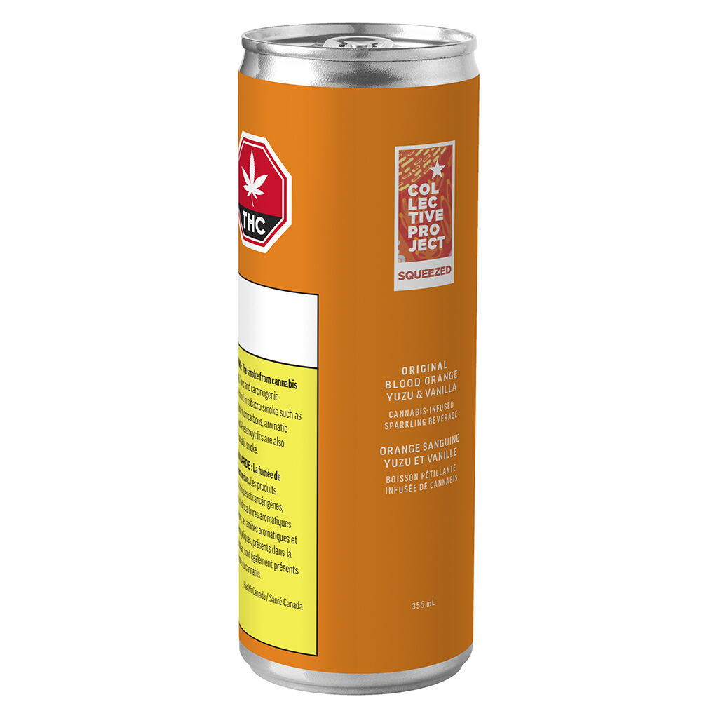 Collective Project - Blood Orange, Yuzu & Vanilla Sparkling Juice - 355Ml