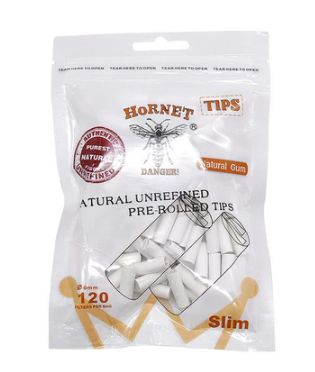 HORNET : PRE-ROLLED TIPS SLIM (120PK)