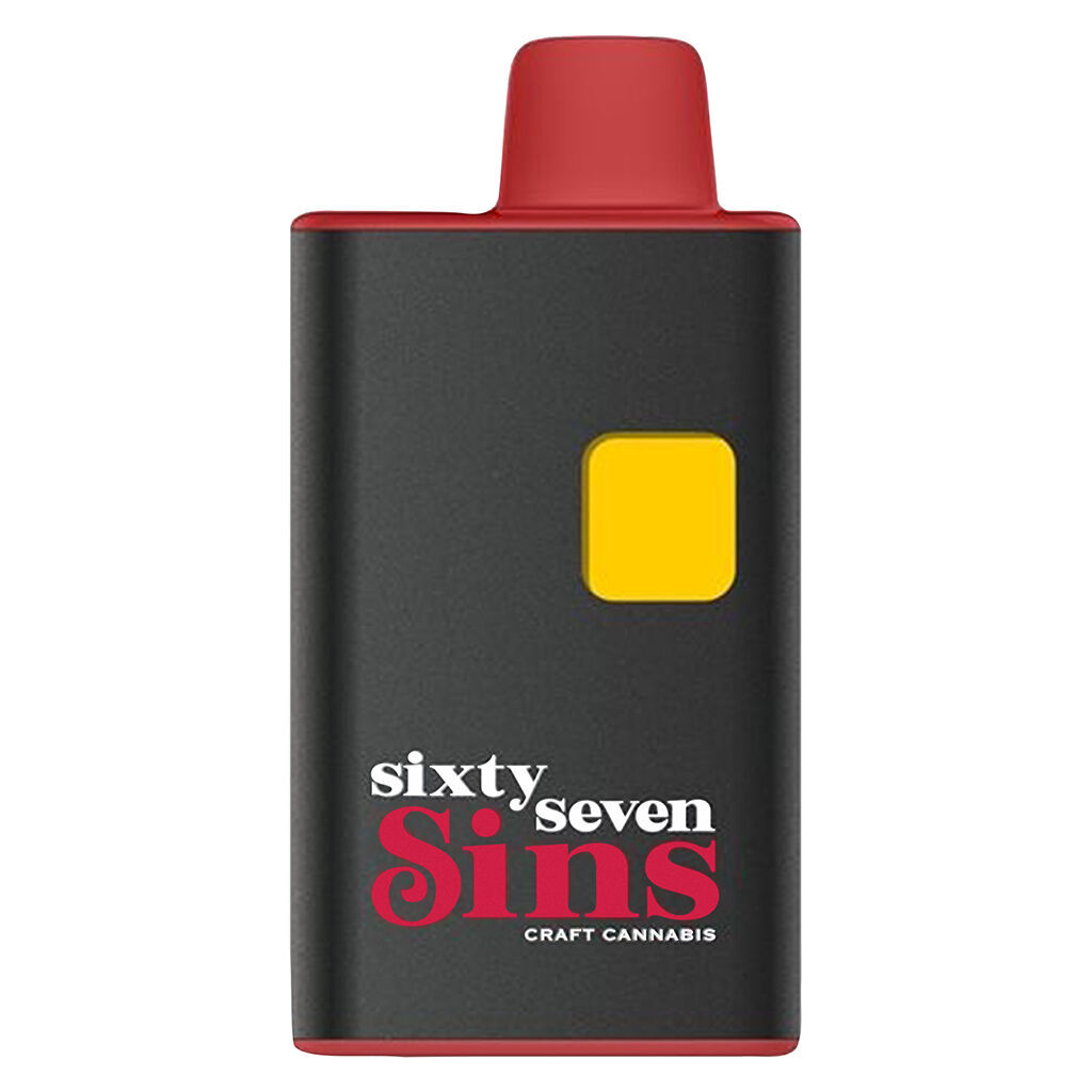 Sixty Seven Sins - Gas Face Cured Resin Aio Vape - 1G