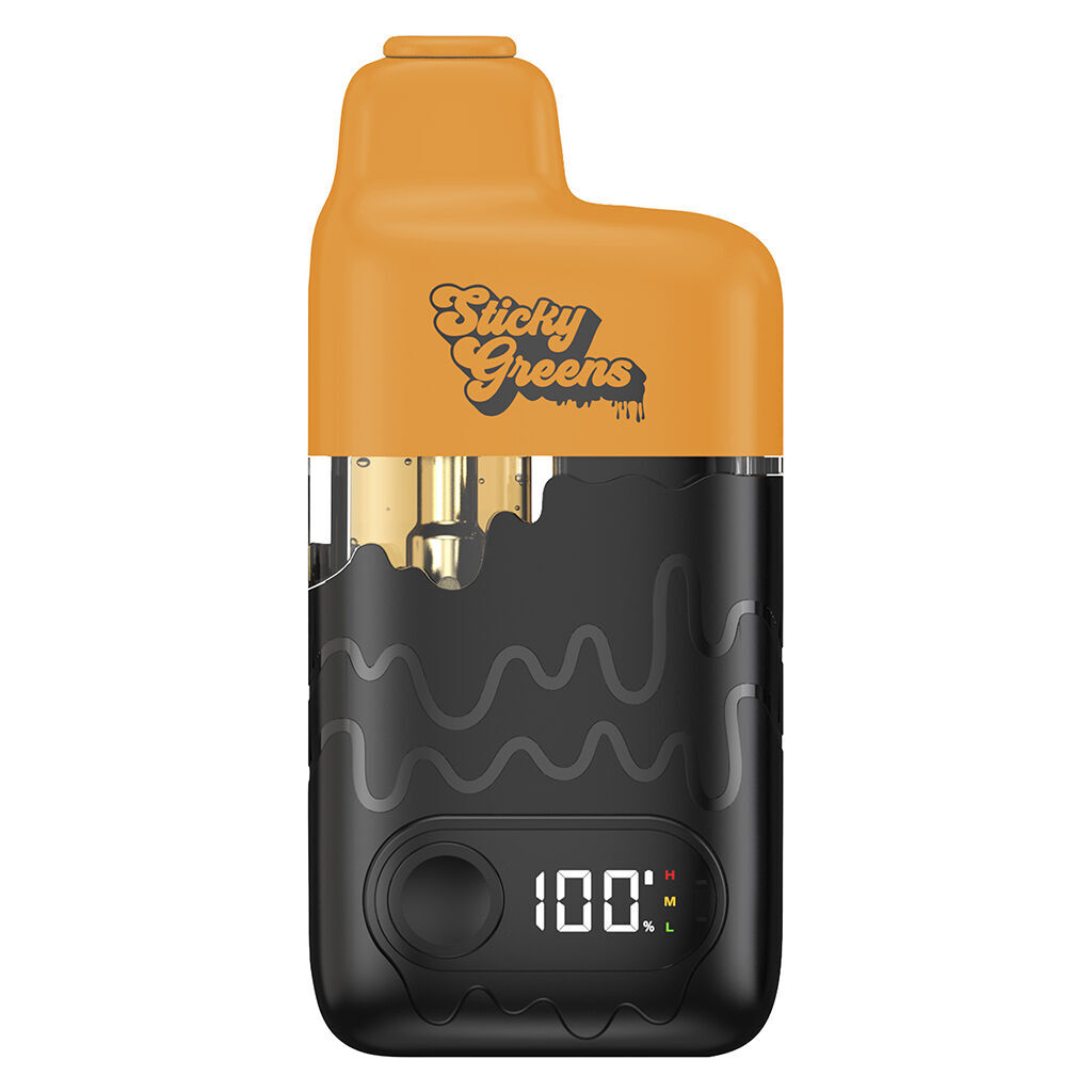 Sticky Greens : Blood Orange Mosa Liquid Diamond Blend Disposable Vape