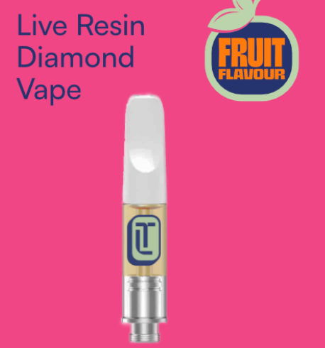 Terra Labs : Strawberry Tsunami Live Resin Diamond Vape Cartridge (1g)