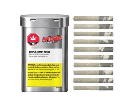 Big Bag O'Buds : Purple Cherry Punch Smokes Pre-Rolls (10pk)