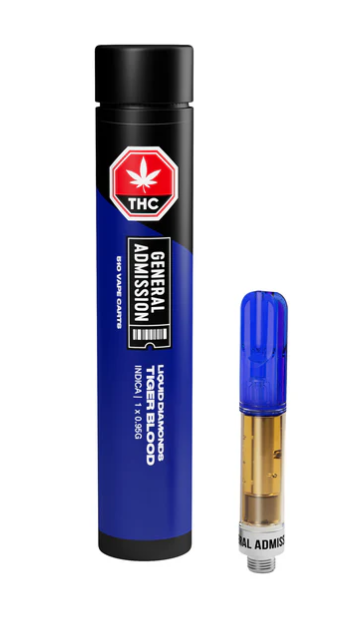 General Admission : Tiger Blood Liquid Diamond Blend Vape Cartridge
