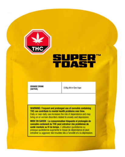 Super Toast : Orange Drink All-In-One Vape (1x0.95g)